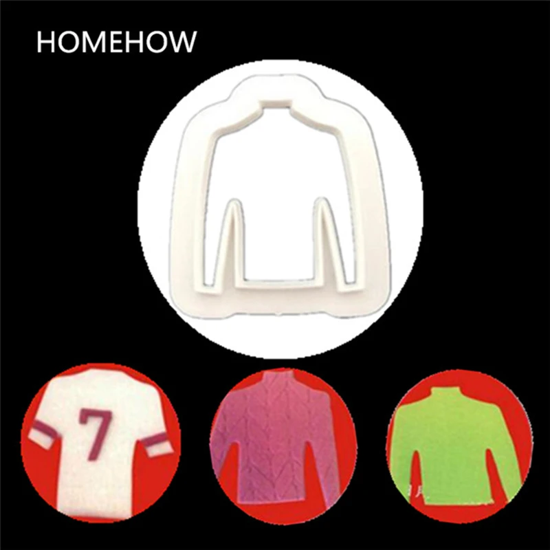 Homehow 1 шт./лот одежда фотоформа для торта 7x5 8 см кухонная Пластиковая форма выпечки