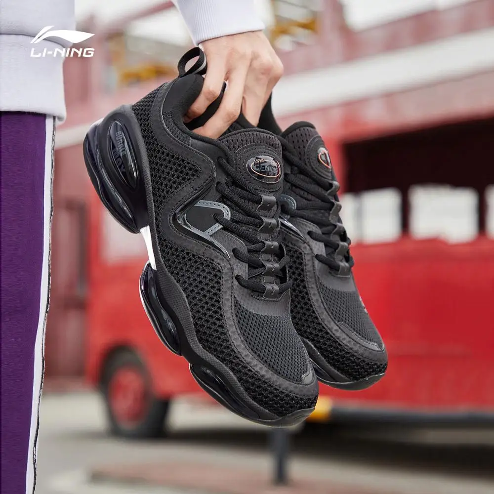 Мужская прогулочная обувь Li Ning BUBBLE MAX II дышащая спортивная с воздушной подушкой в