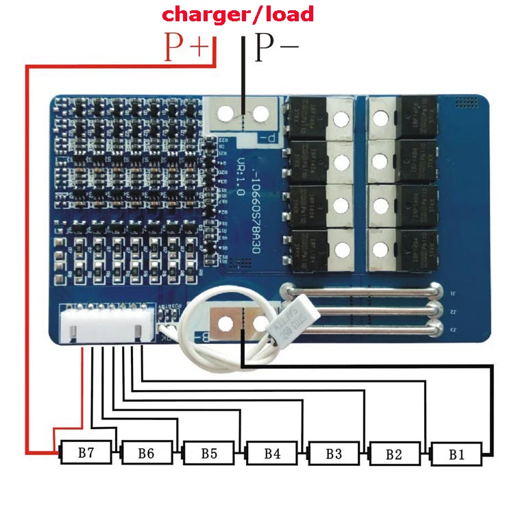 7S 30 А 29 4 в Защитная печатная плата литий полимерного аккумулятора BMS/PCM/PCB для 7