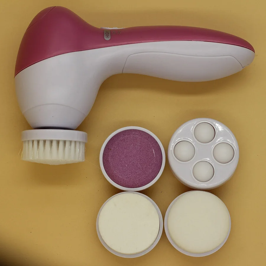 Новый 5 в 1 Электрический Очиститель для лица массажер ультразвуковой очиститель