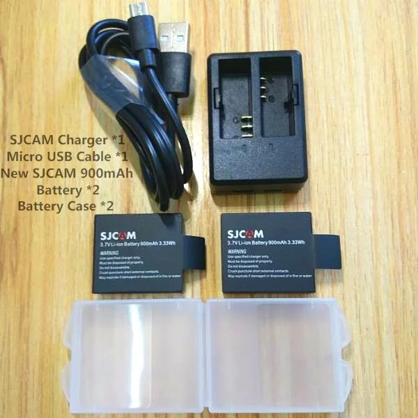Оригинальный чехол для зарядного устройства SJCAM Sj4000 SJ5000X Sj5000 M10 SJ7000 9000 soocoo c30 EKEN H9