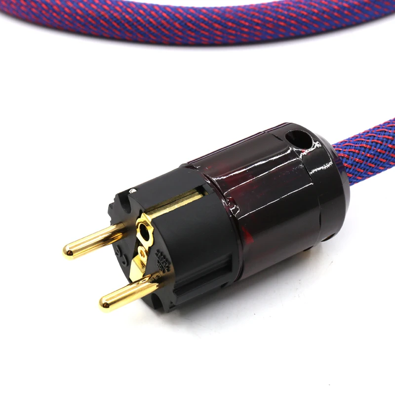 HI End аудио класс 6N OFC SCHUKO Кабель питания позолоченный ЕС HIFI кабель для DVD CD AMP|hifi power