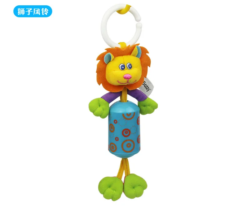 Мягкие музыкальные погремушки 27 см для новорожденных плюшевая Мягкая кукла с