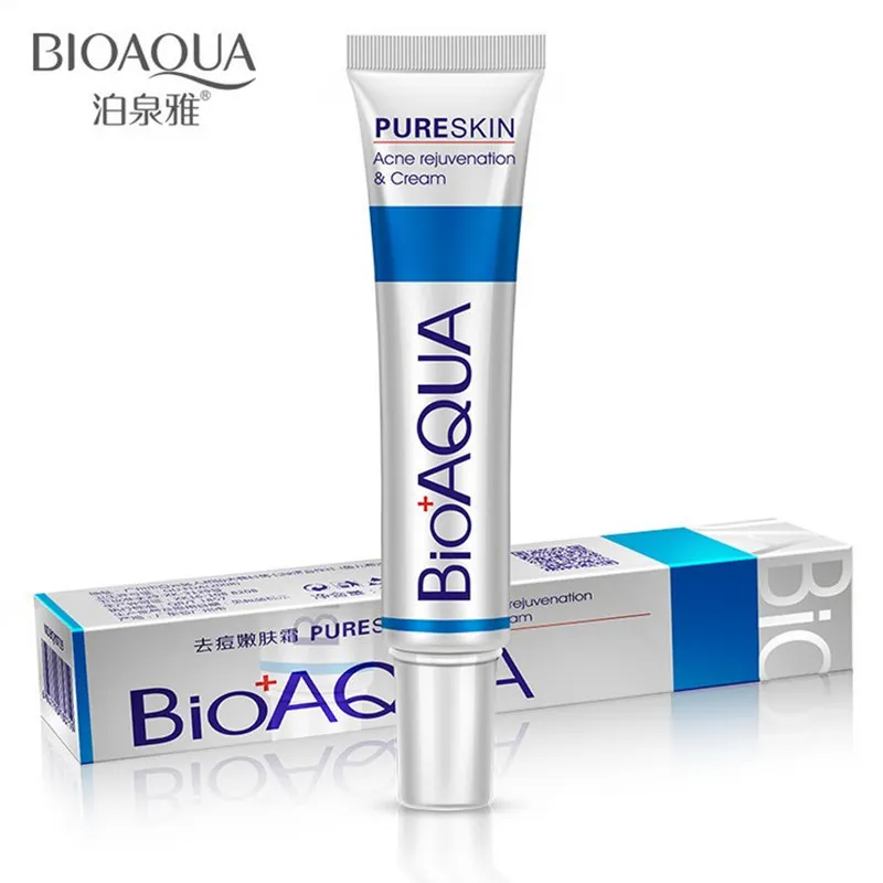 Крем от акне BIOAQUA отбеливающий гель для ухода за кожей лица 30 г|Автозагары и
