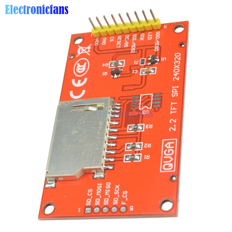 2 дюймов &quotSPI TFT ЖК-дисплей Дисплей модуль 240x320 ILI9341 4-провод SPI интерфейс для