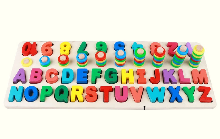 Деревянные игрушки Монтессори для дошкольников, геометрическая форма, познавательная форма, Детские Обучающие приспособления для раннего образования, математические игрушки для детей