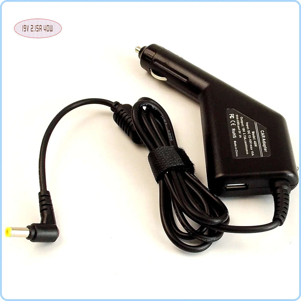 Автомобильный адаптер питания постоянного тока для ноутбука + usb-порт Acer Aspire One A110L