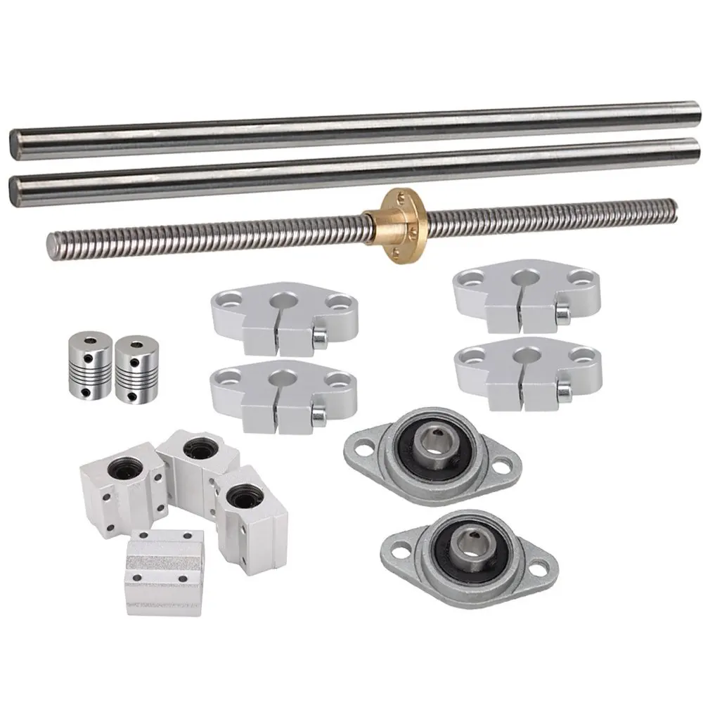 Вертикальный ходовой винт 2 мм и вал L200 оптические осевые опорные подшипники