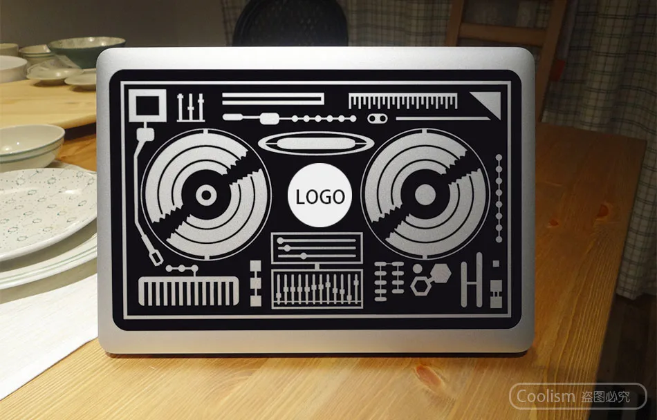 DJ поворотные столы ноутбука Наклейка для Apple Macbook Наклейка Pro Air retina 11 12 13 15 дюймов DJing Mac поверхность книга наклейка