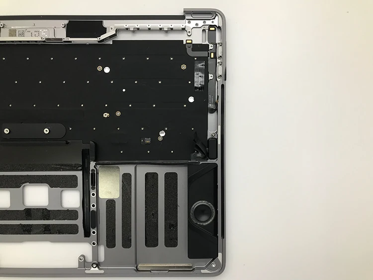 Космический серый ноутбук A1706 Топ чехол+ испанская клавиатура для MacBook Pro retina 1" Touch Bar A1706 Упор для рук год