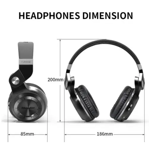 Подлинная Bluedio T2S Bluetooth гарнитура складная беспроводная гарнитура с микрофоном Музыка Android телефон