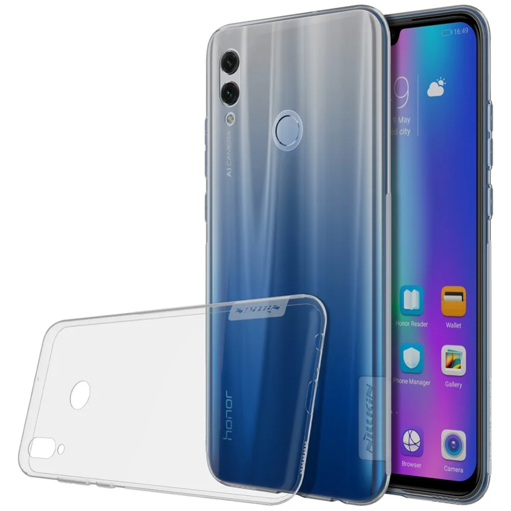 Huawei Honor 10 Lite чехол Nillkin Силиконовая задняя крышка Мягкий ТПУ, прозрачный чехол для телефона для huawei Honor 10 Lite Nilkin чехол