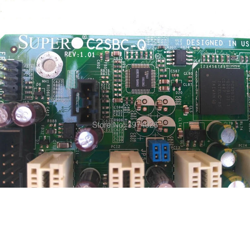 C2SBC-Q server workstation motherboard LGA 775 5*PCI tested working | Электроника