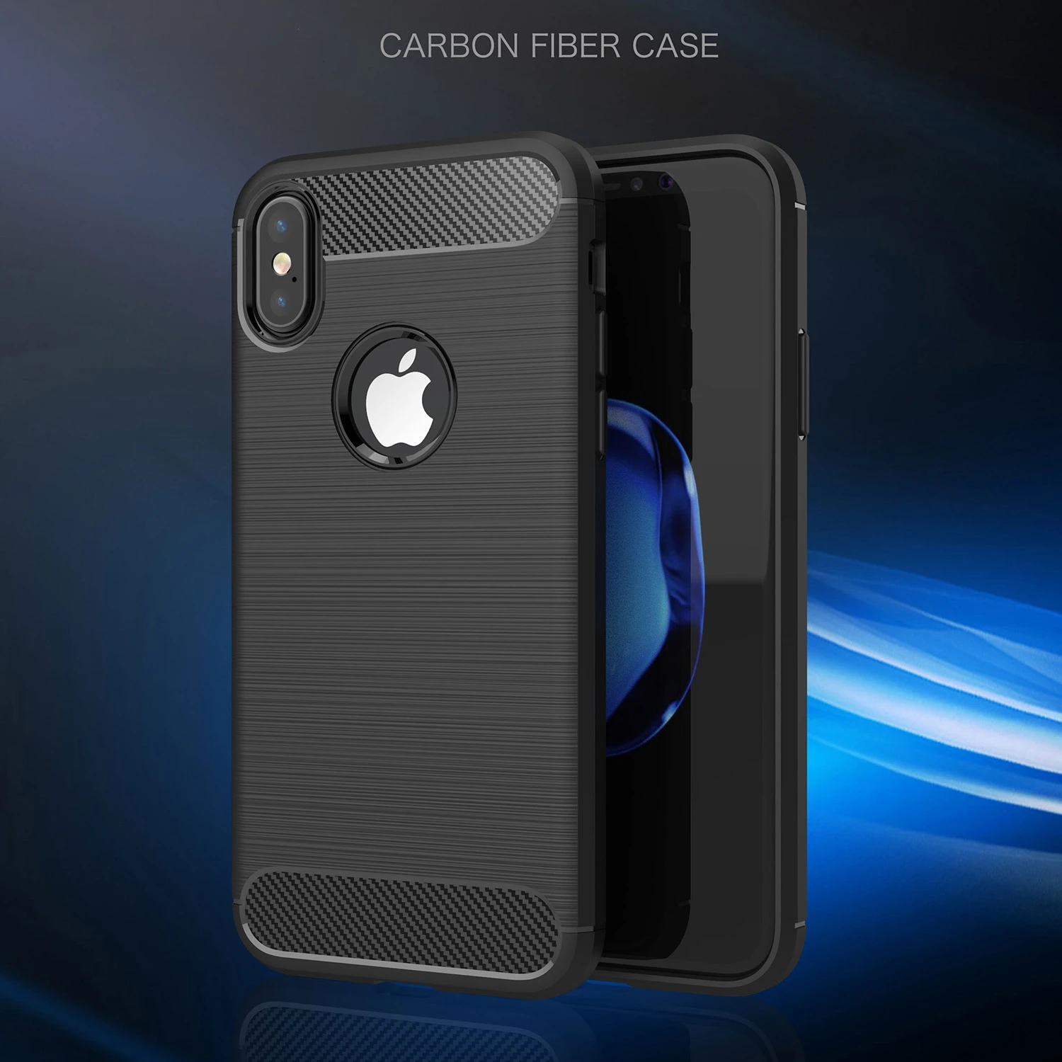 VRlucky роскошный карбоновый чехол для iPhone 7 8 Plus 6 S 5 5S SE X XS MAX XR |