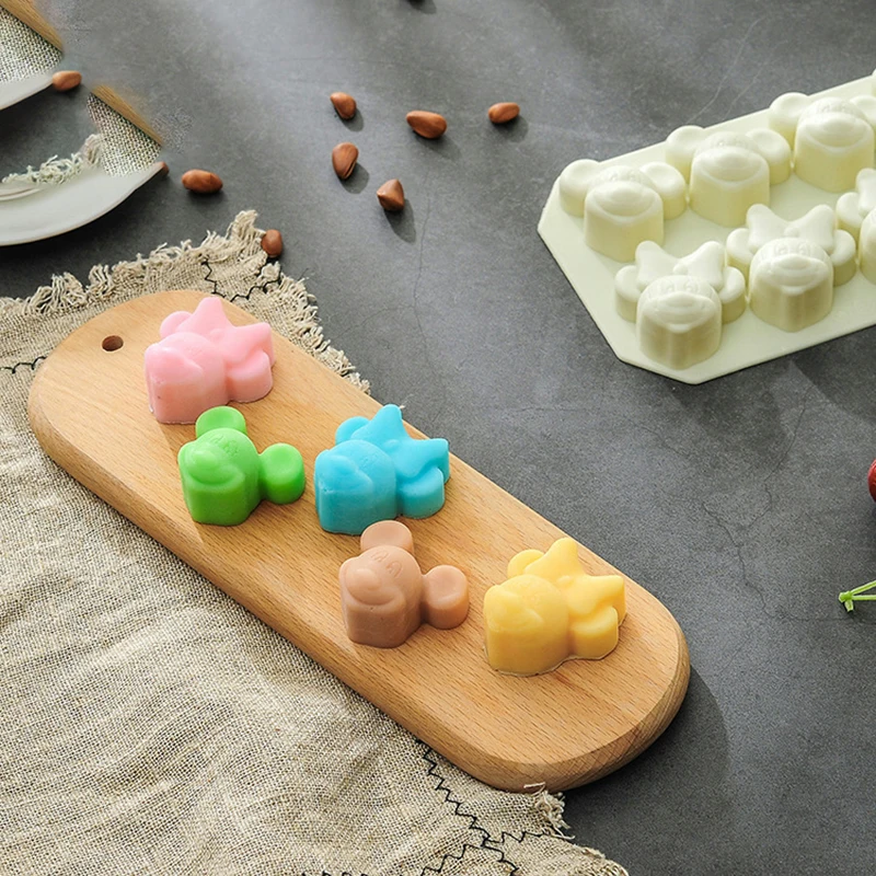 Sugarcraft мультфильм Микки силиконовая форма помадка форма для украшения торта инструменты форма для шоколадной мастики мороженое кубик прессформы Производитель