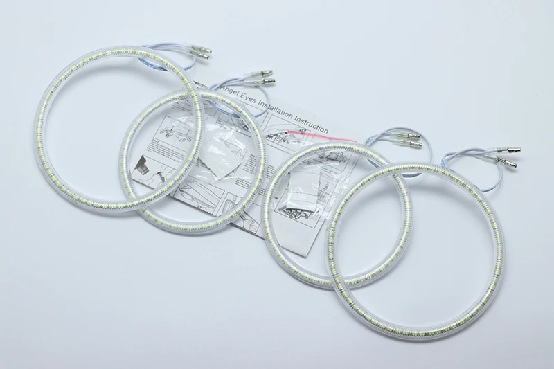 Ультра яркий SMD белый светодиодный ангельские глазки halo ring kit dayt светильник DRL для Land Rover Range Rover L322 Vogue 2003-2009 ксеноновый светильник