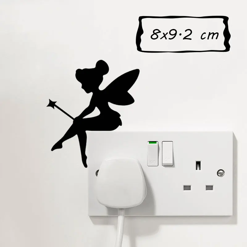 Наклейка в виде цветка сказочного переключателя оригинальное виниловое