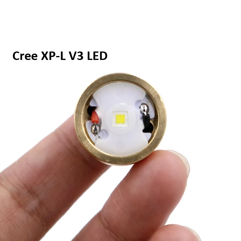 Cree XP-L V3 LED Вкл/Выкл режим Cree зеленый/красный/синий/белый светильник Светодиодный модуль для HS-802 светильник-вспышка - Испускаемый цвет: Cree XP-L V3 LED