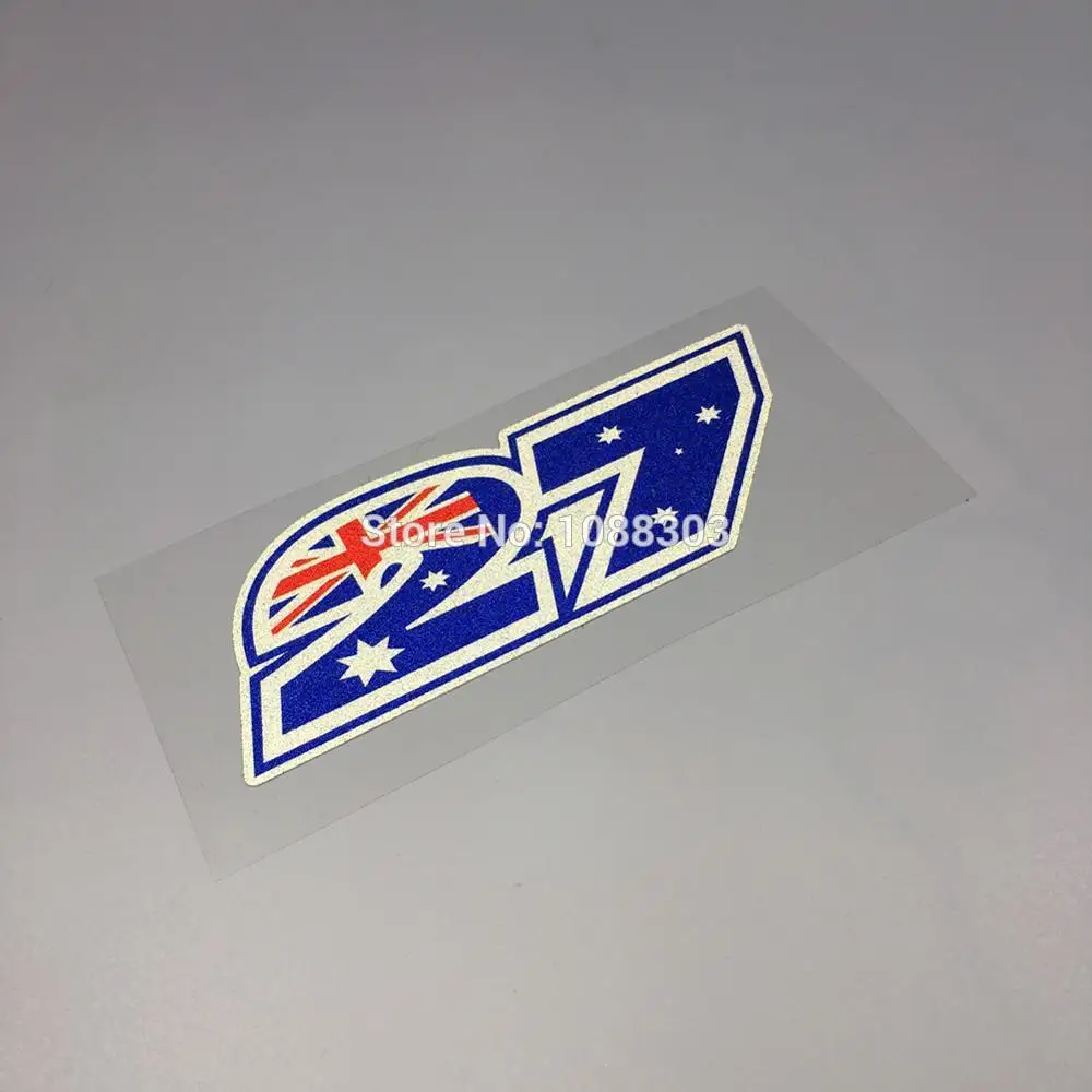 Автомобильный Стайлинг 2 шт./лот автомобильные наклейки для Ducati Кейси Стайнер 27