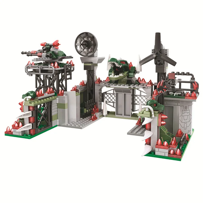 Супер Герои убийца Крок крокодил специальная команда база Строительные блоки