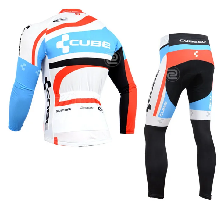 Ropa Ciclismo зимняя термальная руно Pro велоспорт-джерси / горный велосипед одежда + биб