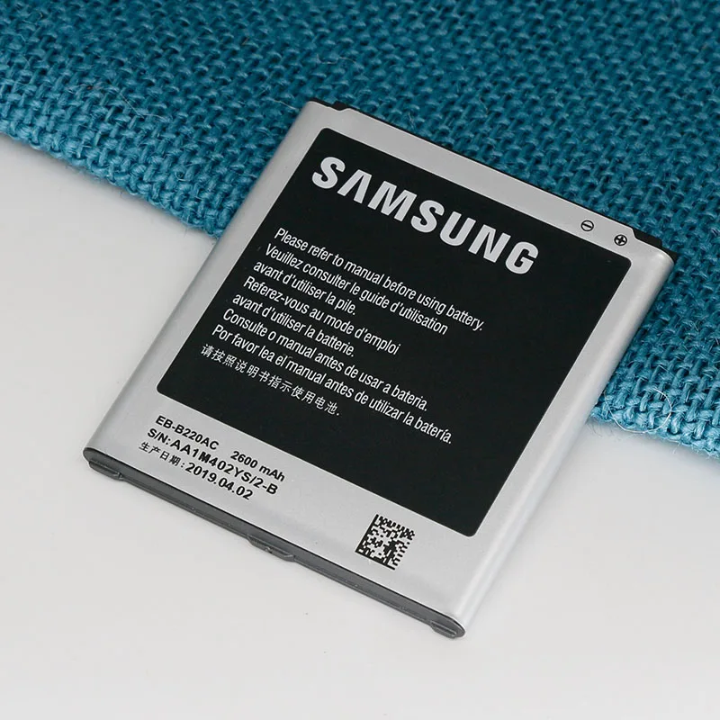 Samsung Батарея для Galaxy Grand 2 G710 G7102 G7105 G7106 G7108 G7109 2600 мА/ч EB B220AC Оригинальный Новый