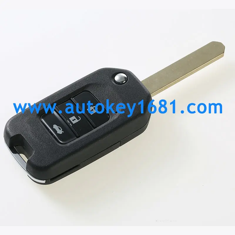 3 кнопки заготовки складной откидная оболочка ключа дистанционного управления