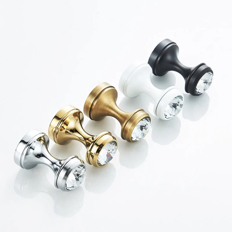 Crystal Robe Hooks Towel Hangers Decorative Wall for Coats Clothes Door Closet Mount | Обустройство дома