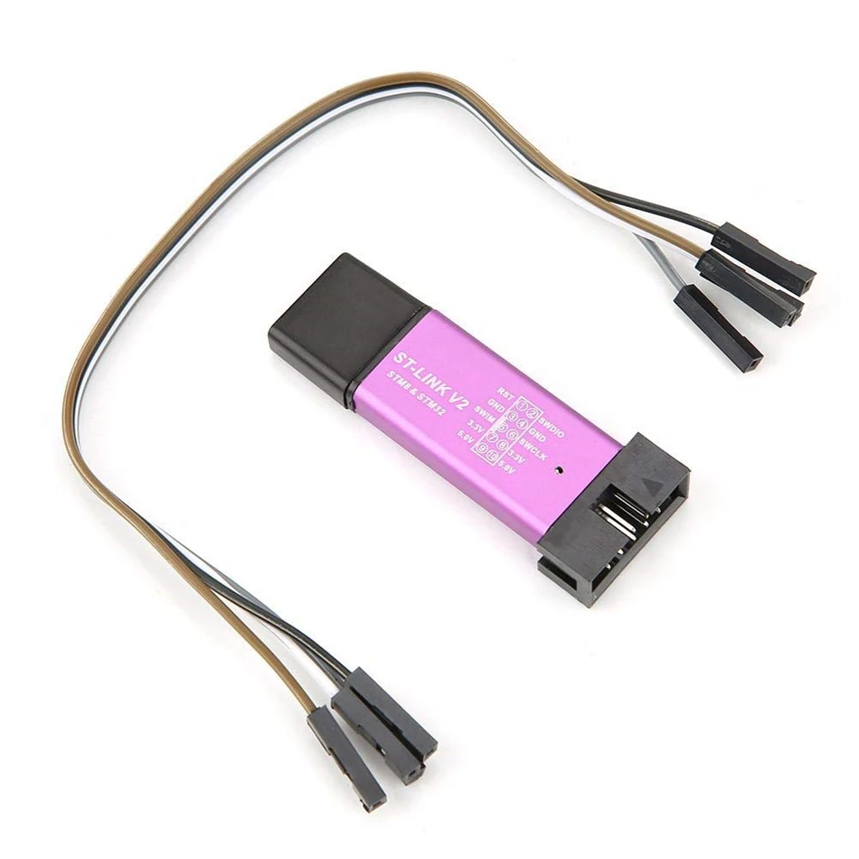 ST LINK Stlink Link V2 Mini STM8 STM32 симулятор загрузки программирования с крышкой кабель DuPont