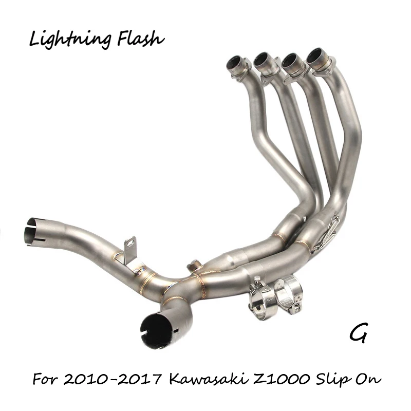 G ( 2010-2017 ) Для Kawasaki Z1000 выхлопной трубы слипоны 2003 2004 2005 2006 2007 2008 2009 2010 2011 2012 2013 Mid заголовка - Цвет: G ( 2010-2017 )