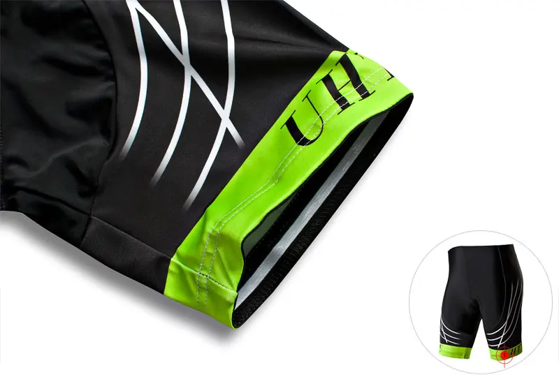 Uhtxhu Summer Cycling Jersey Set Mountain Bike Clothing MTB Bicycle Wear Clothes Maillot Ropa Ciclismo Men Cycling Sets
