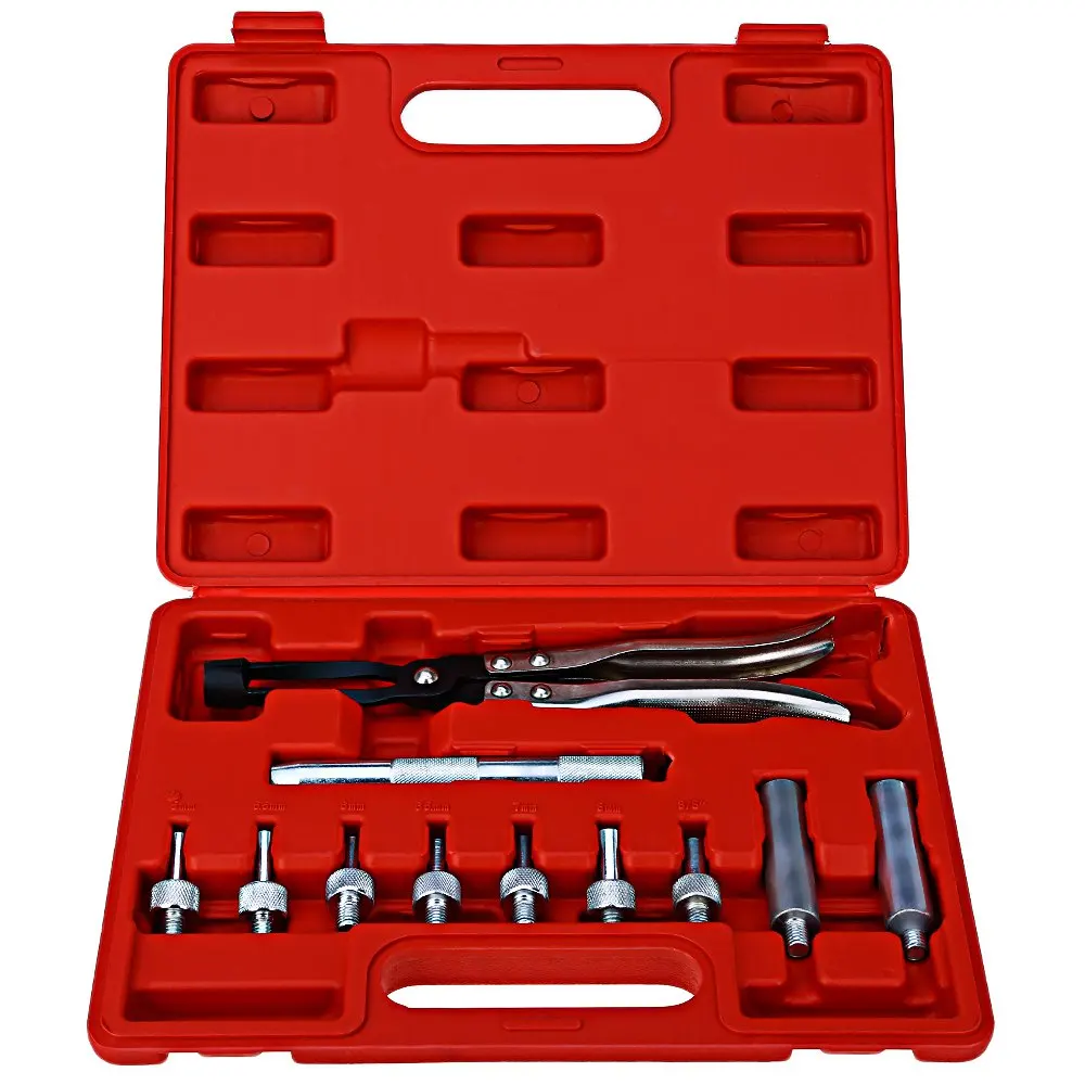 11 шт. Сальник Штока Клапана Removal Tool Installer Плоскогубцы Автомобиля Гараж Высокое