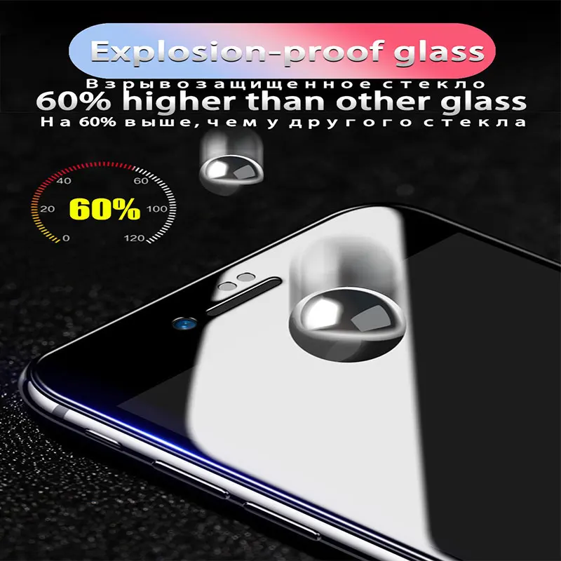 100D изогнутое полное покрытие защитное стекло на iPhone 6 7 8 6s Plus закаленное для 5S SE 5 X
