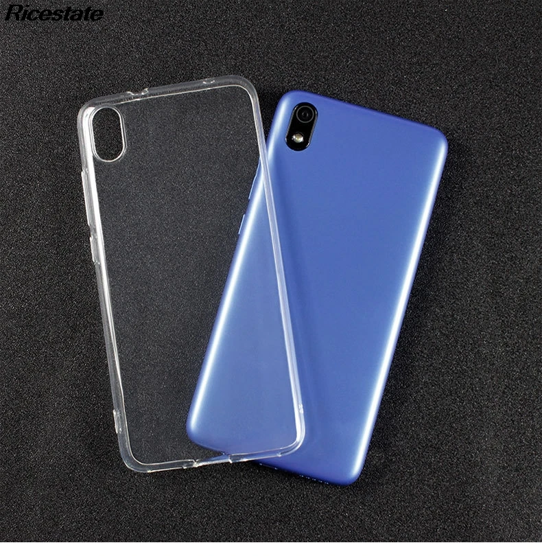 Ультратонкий Прозрачный чехол для Xiaomi Redmi 7A прозрачный мягкий Силиконовый ТПУ