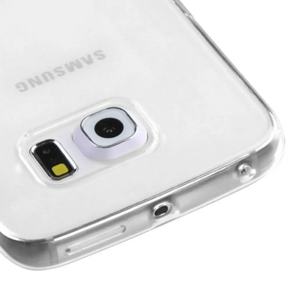 Для Samsung Galaxy S6 edge прозрачный ТПУ Резиновая Гель Конфеты Кожа мягкая обложка |