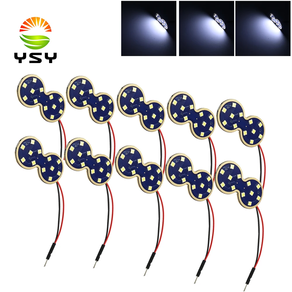 YSY 10 шт. Canbus безошибочный C5W C10W 3030 12smd светодиодный панельный светильник