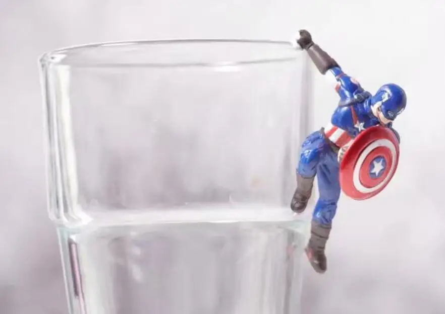 Мини Marvel, Мстители, фигурка, игрушки, Капитан Америка, Тор, одинсон, Железный человек, Робер, Халк, Брюс, баннер, Дэдпул, ПВХ фигурка, игрушка - Цвет: 1