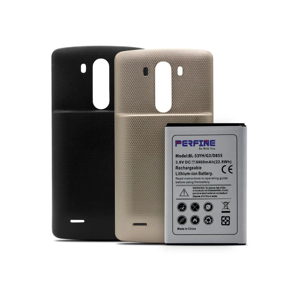 Фотобатарея для LG G3 VS985 D855 замена телефона Увеличенная емкость аккумулятора 6000