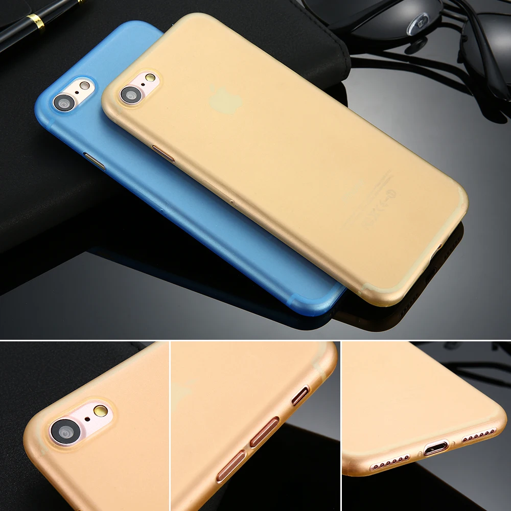 Ультратонкий матовый чехол KISSCASE для iPhone X 6 6S 7 8 Plus XS MAX XR жесткий накладка из