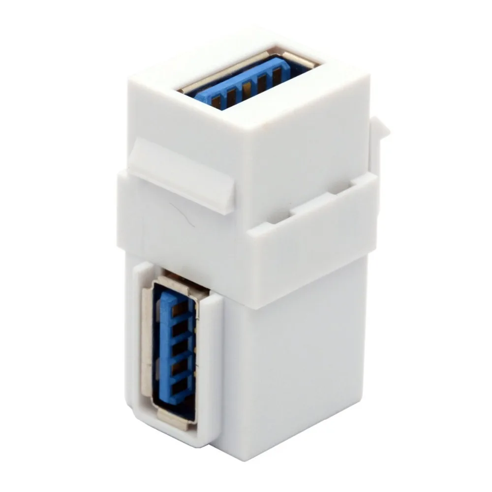 Переходник Keystone Jack 90 градусов вставки под прямым углом USB-кабель переходник