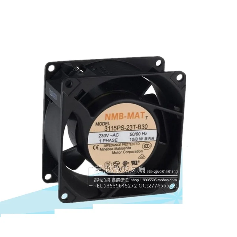 Новый оригинальный 3115PS 23T B30 230V 8/10 W 8038 осевой вентилятор с алюминиевой рамой| |