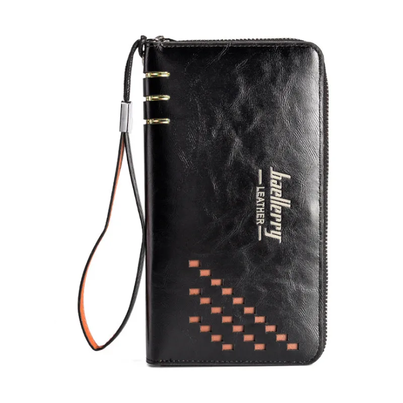 2018 Новое поступление Для мужчин Женские Кошельки бренд Дизайн на молнии клатч