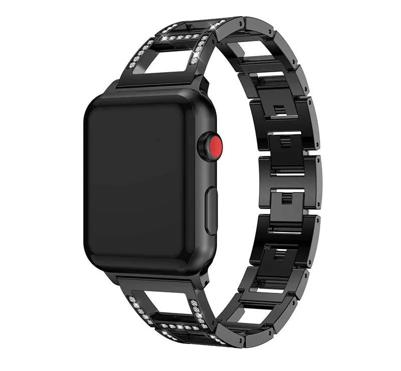 Сплав для Apple Watch Band 38 мм 40 мм ремешок Розовое золото для Apple Watch Band 42 мм 4 44 мм Beacelet для iWatch Series 4 3 2 1
