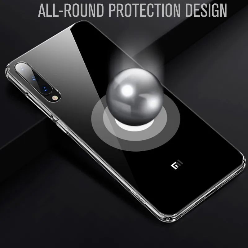 Дизайн подушки безопасности чехлы для Xiaomi Mi 9 Mi9 силиконовый мягкий прозрачный