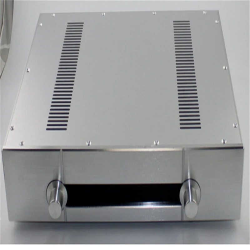 

WA39 All aluminum amplifier chassis / Preamplifier case / AMP Enclosure/ DIY box (430 *90*343mm)