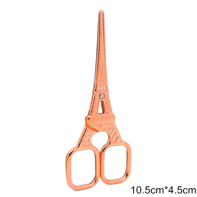 AFE Rose Gold 1pcs VOILEY 1 шт./лот Нержавеющая сталь Европейский старинные Ножницы Античная Цветочные Швейные ножницы для рукоделия портной ножницы ткань DIY инструменты ножницы по металлу портновские ножницы ножницы кухонные ножницы - Цвет: AFE Rose Gold 1pcs