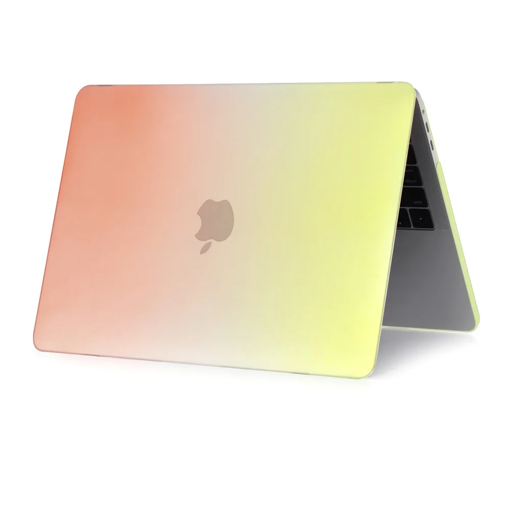2017 жесткий чехол с радужным градиентом для новейшего Macbook Pro 13 дюймов сенсорной