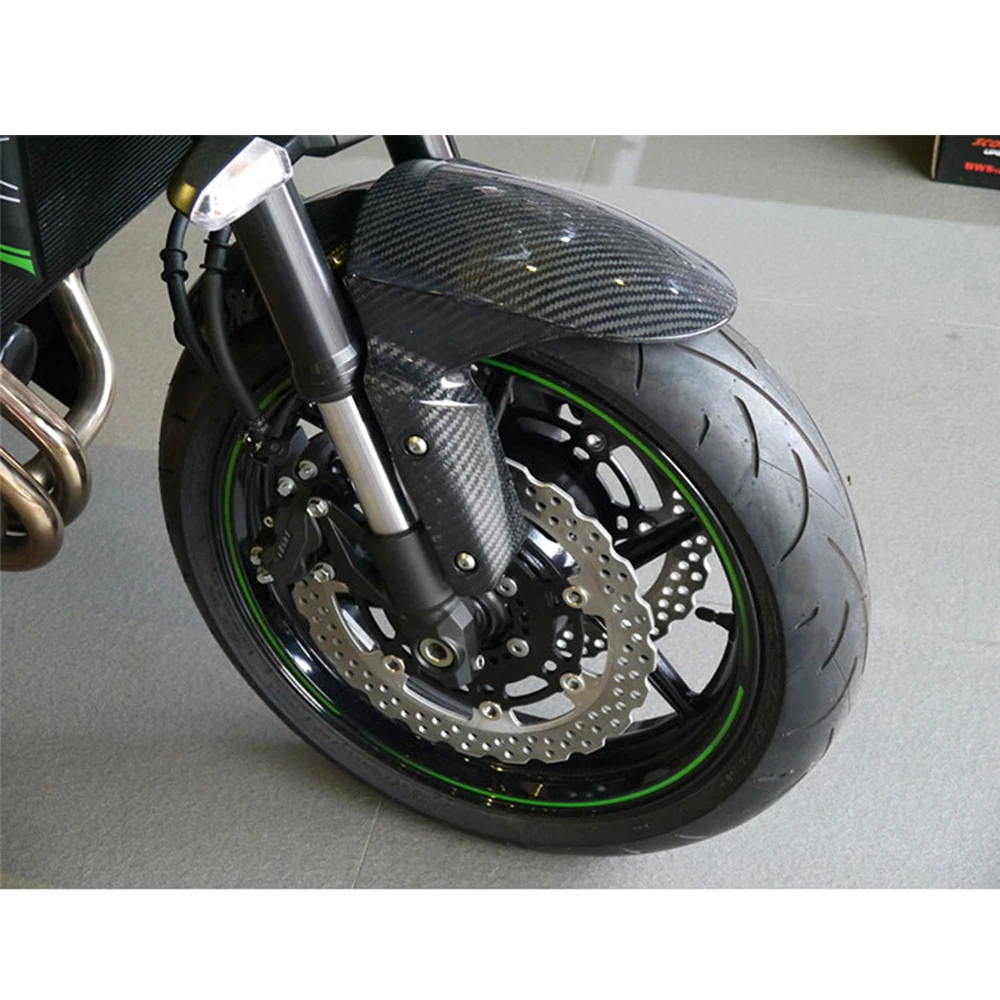 SMOK для Kawasaki Z800 Z1000 2014 2015 2016 2017 мотоцикл углеродное волокно переднее крыло брызг