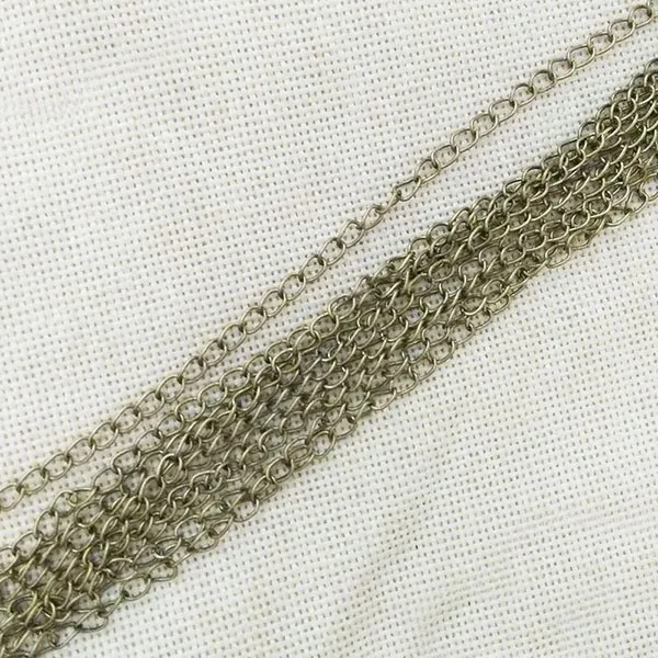 Кабельные цепи металлическая цепочка удлинители хвосты звенья для рукоделия с