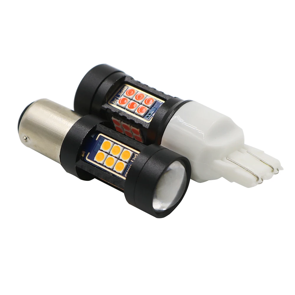 YSY 100 шт. BA15S 1157 P21/5 Вт BAY15D T20 W21/5 7440 3030 светодиодный тормозной светильник для